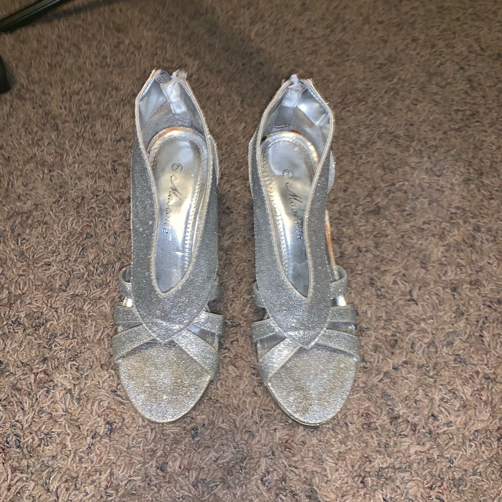 Silver heels